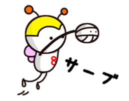 Volleyball Bee sticker #14159515