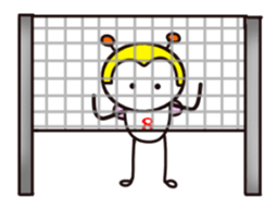Volleyball Bee sticker #14159520