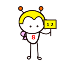 Volleyball Bee sticker #14159529