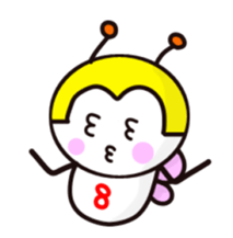 Volleyball Bee sticker #14159530