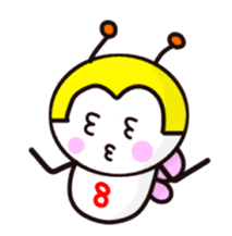 Volleyball Bee sticker #14159530