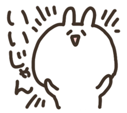 mikawa no usagi sticker #14159675