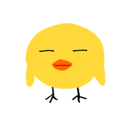 Peep chick sticker #14160533