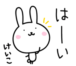Keiko Rabbit Sticker sticker #14161072