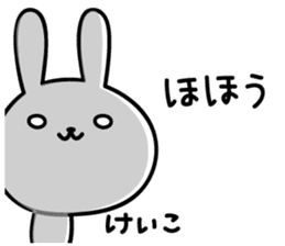 Keiko Rabbit Sticker sticker #14161097