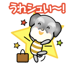 working schnauzer sticker #14161266