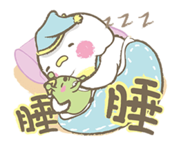 Lazy chick-Chubi and Bean sticker #14161320