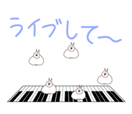 Happiness of the "knob cat", "Michiko"4 sticker #14162056