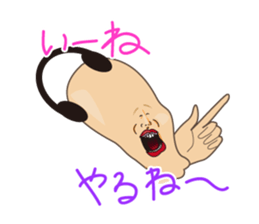 Happiness of the "knob cat", "Michiko"4 sticker #14162064