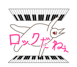 Happiness of the "knob cat", "Michiko"4 sticker #14162067