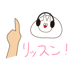 Happiness of the "knob cat", "Michiko"4 sticker #14162073