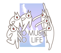 Happiness of the "knob cat", "Michiko"4 sticker #14162076