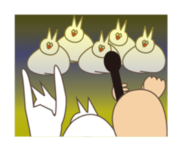 Happiness of the "knob cat", "Michiko"4 sticker #14162087