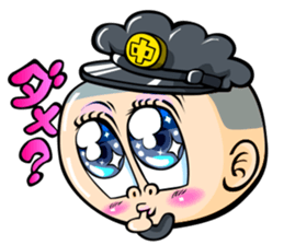 Face junior high student Yamada 3 sticker #14162343