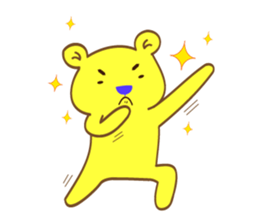 Blue nose bear sticker #14162699