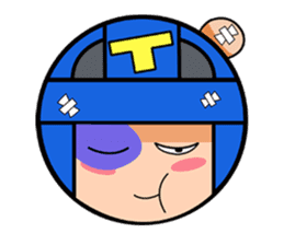 Cute blue head. No.2 sticker #14162806