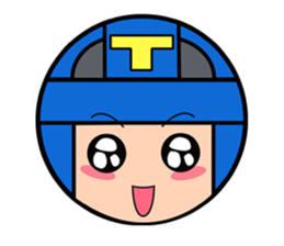 Cute blue head. No.2 sticker #14162810