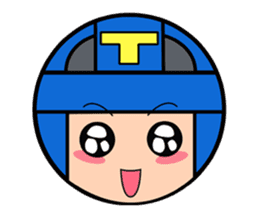 Cute blue head. No.2 sticker #14162810