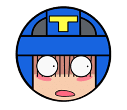 Cute blue head. No.2 sticker #14162825