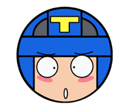 Cute blue head. No.2 sticker #14162829