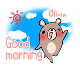 Olivia's exclusive sticker sticker #14163094