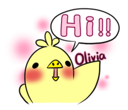 Olivia's exclusive sticker sticker #14163096