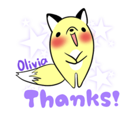 Olivia's exclusive sticker sticker #14163097