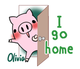 Olivia's exclusive sticker sticker #14163099