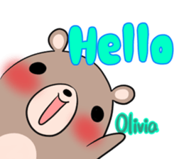 Olivia's exclusive sticker sticker #14163104