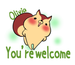 Olivia's exclusive sticker sticker #14163106