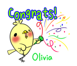 Olivia's exclusive sticker sticker #14163107