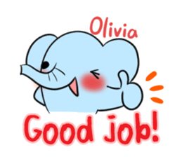 Olivia's exclusive sticker sticker #14163108