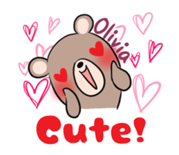 Olivia's exclusive sticker sticker #14163110