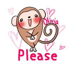Olivia's exclusive sticker sticker #14163116