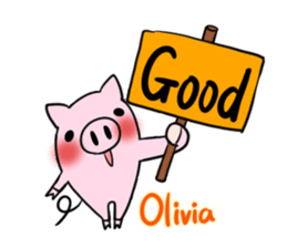 Olivia's exclusive sticker sticker #14163120