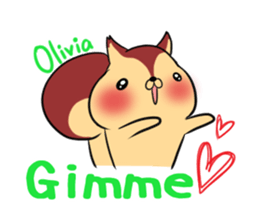 Olivia's exclusive sticker sticker #14163121