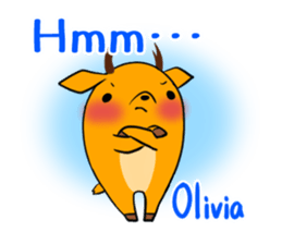 Olivia's exclusive sticker sticker #14163123