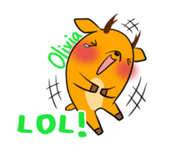 Olivia's exclusive sticker sticker #14163125