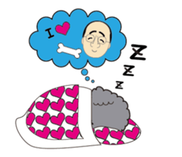 Sticker for the dog and work with me sticker #14163651