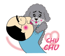 Sticker for the dog and work with me sticker #14163657