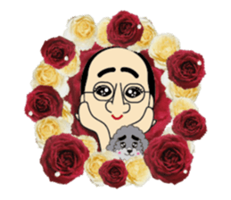 Sticker for the dog and work with me sticker #14163668