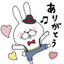 Lover rabbits for boy friend. sticker #14163944