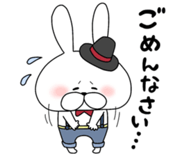 Lover rabbits for boy friend. sticker #14163945