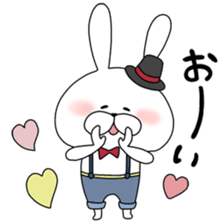 Lover rabbits for boy friend. sticker #14163946