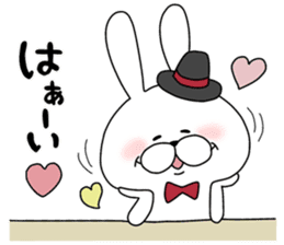 Lover rabbits for boy friend. sticker #14163947