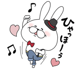 Lover rabbits for boy friend. sticker #14163950