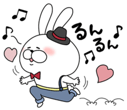 Lover rabbits for boy friend. sticker #14163951