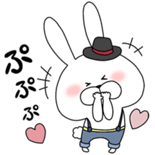 Lover rabbits for boy friend. sticker #14163952