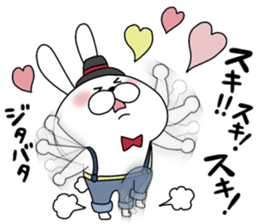 Lover rabbits for boy friend. sticker #14163956