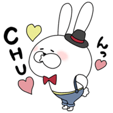 Lover rabbits for boy friend. sticker #14163958